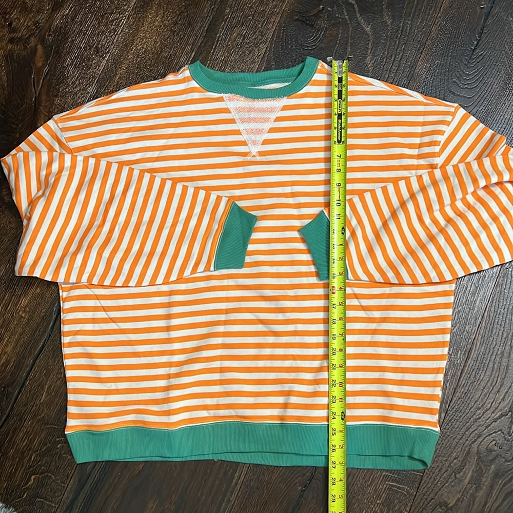 We The Free Classic Striped Oversized Crewneck - Picture 15 of 16